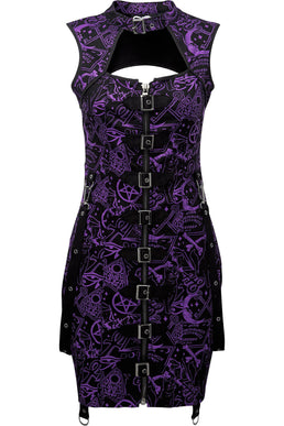 Miss Morbid Buckle-Up Dress [B] - Resurrect