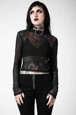 Planetary Party Mesh Top - Resurrect