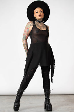 Lilith's Blood Mesh Tunic Vest - Resurrect