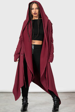 Assassins Hooded Cardigan [RED] - Resurrect