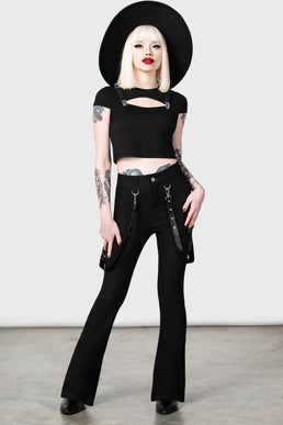 Cutout Bondage Trousers - Resurrect