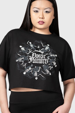 Danse Macabre Crop Top - Resurrect