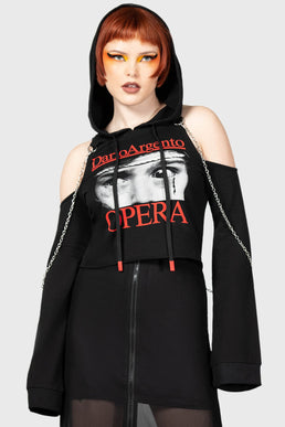 Opera Crop Hoodie - Resurrect