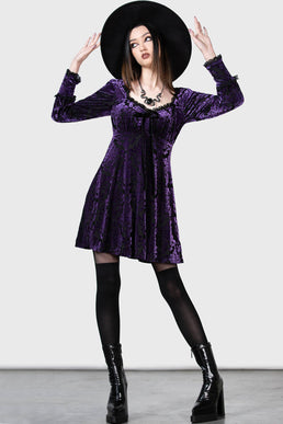 Sitri Long Sleeve Dress [PURPLE] - Resurrect