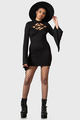 Witchural Long Sleeve Dress - Resurrect