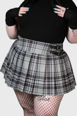 Plus size outlet tartan skirt