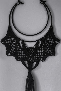 Bat Macrame Wall Decor