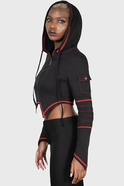 Midriff hoodie sale