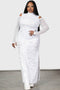 Biters Maxi Dress [WHITE]