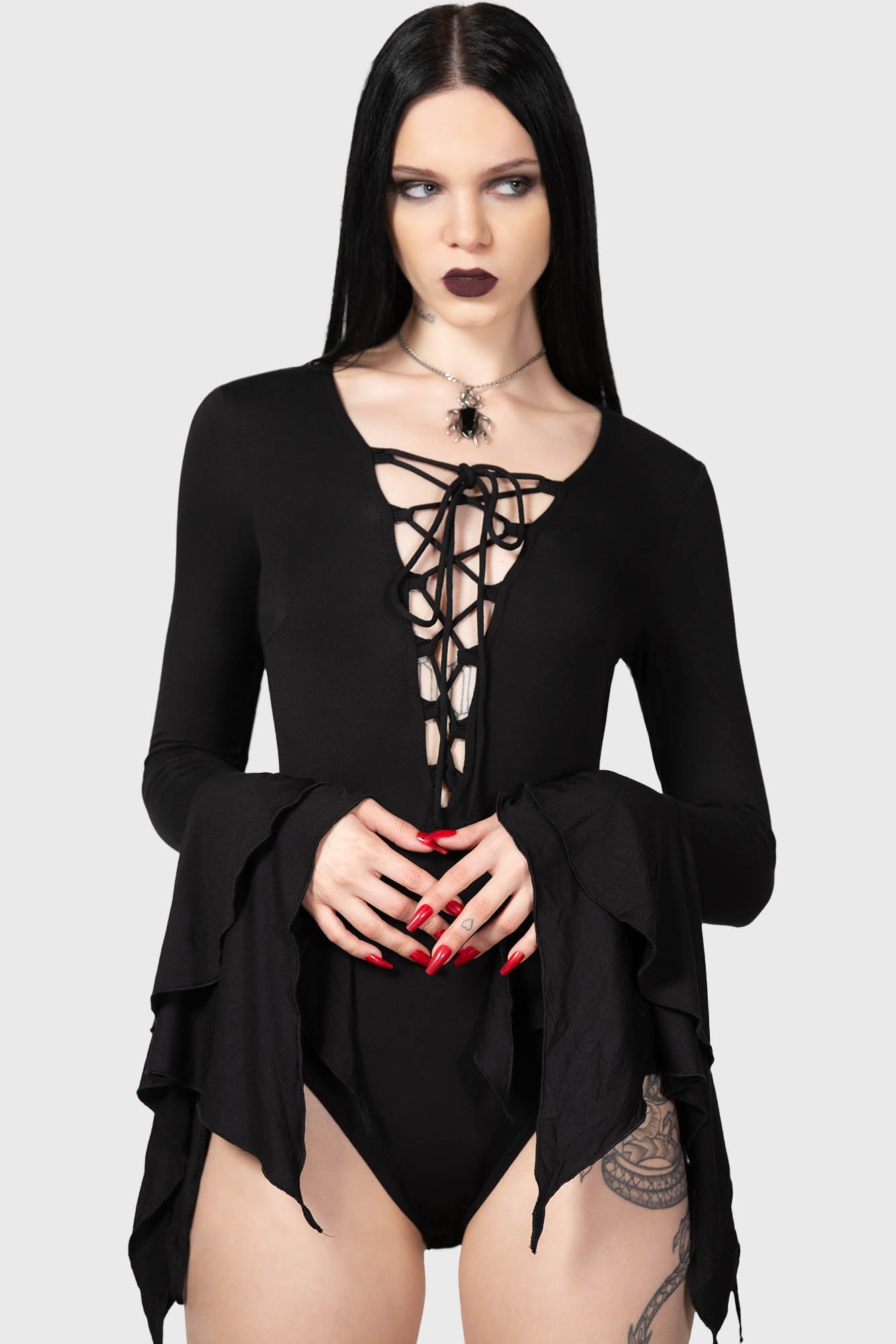 Thrill Seeker Bodysuit - Black