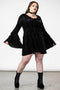 Celestite Long Sleeve Burnout Dress