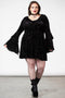 Celestite Long Sleeve Burnout Dress