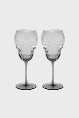 Cranium Wine Glasses [GREY]