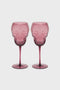 Cranium Wine Glasses [PLUM]