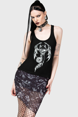 Dazed Skull Mini Skirt - Resurrect