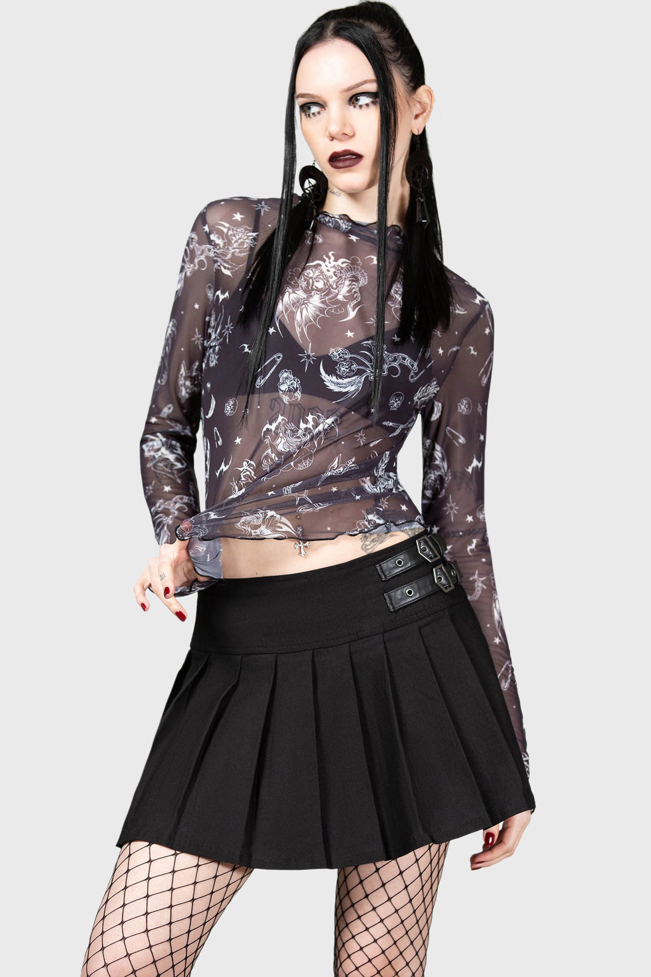 Dazed Skull Crop Top | Killstar