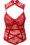 Dark Desire Lace Bodysuit [SCARLET]