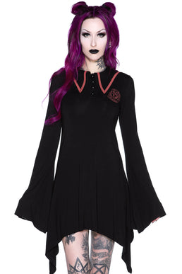 En-Crypted Collar Dress - Resurrect