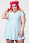 Every Mourning Collar Dress [PASTEL BLUE]