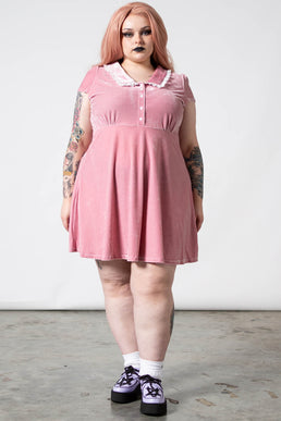 Every Mourning Collar Dress [PASTEL PINK]