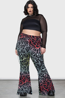 WOMENS PLUS SIZE FLARES Killstar