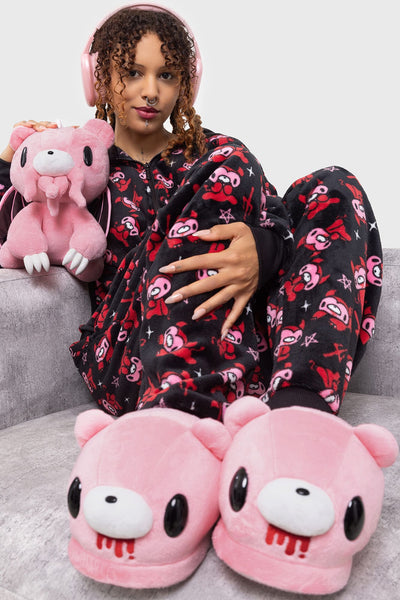 Gloomy Horns Fleece Onesie Killstar