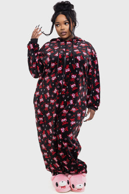 Gloomy Horns Fleece Onesie