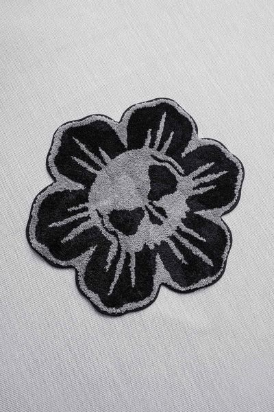 Grim Blossom Bathroom Rug