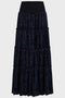 Half Vamp Maxi Skirt