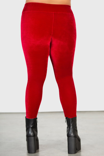 Hue crushed velvet leggings best sale