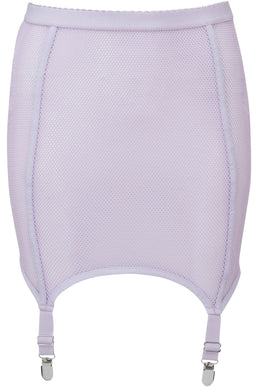 Heartbeats Fishnet Skirt [LILAC]