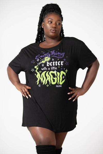 Magic Rest T Shirt Dress Killstar