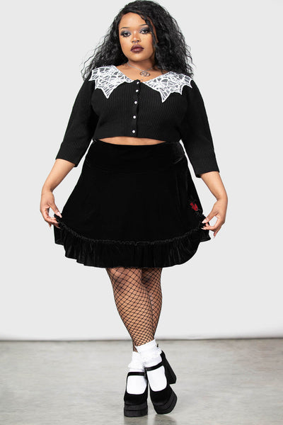 Lamellae Skater Skirt Killstar