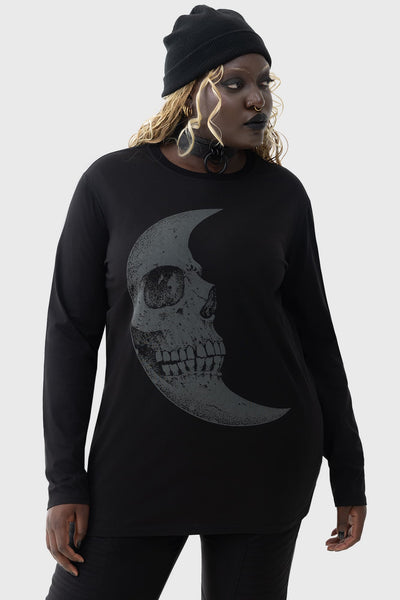 Lunar Crescent Long Sleeve Top [PLUS]