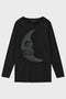 Lunar Crescent Long Sleeve Top