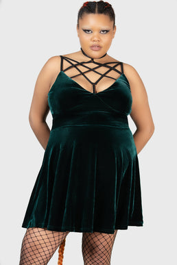 Magica Skater Dress [EMERALD]