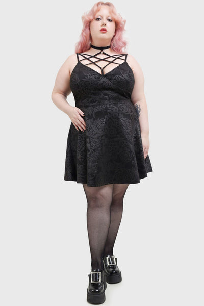 Magica Skater Dress [BLACK LILY] [PLUS]