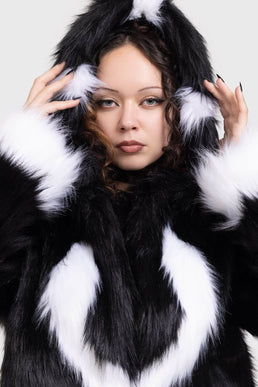 Mohawk Mogwai Faux Fur Jacket