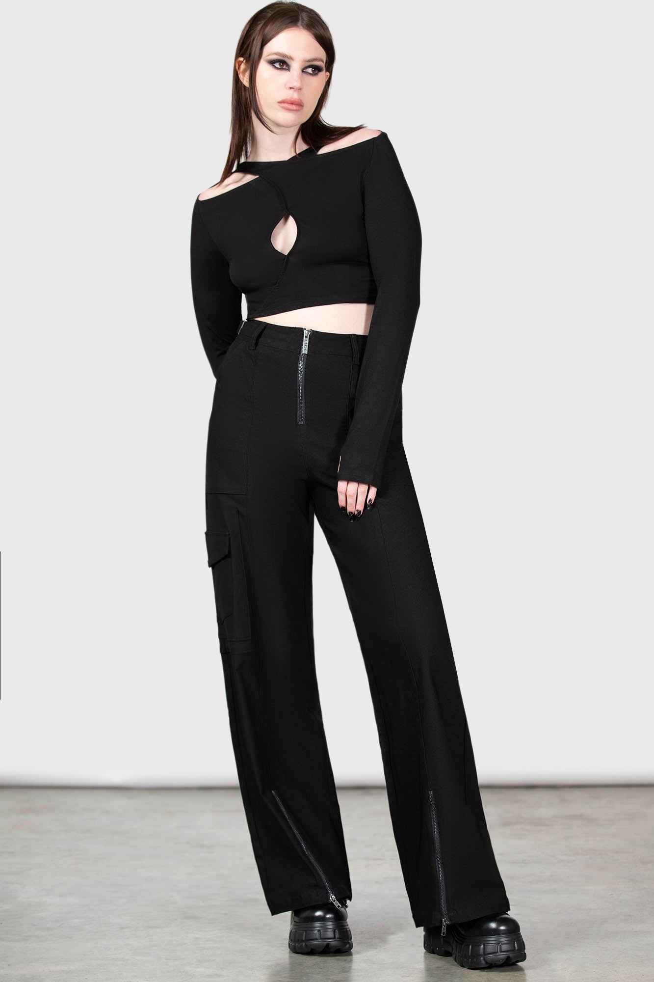 Moray High Waisted Trousers Killstar