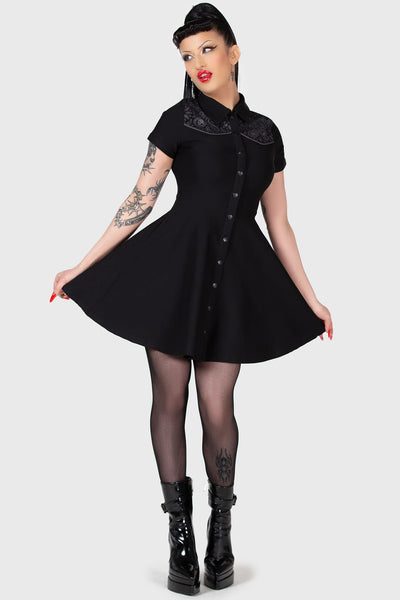 No Where s Ville Skater Dress Killstar