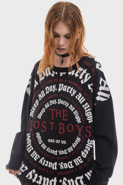 Party All Night Sweater Killstar