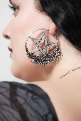 Penta Faune Hoop Earrings - Resurrect