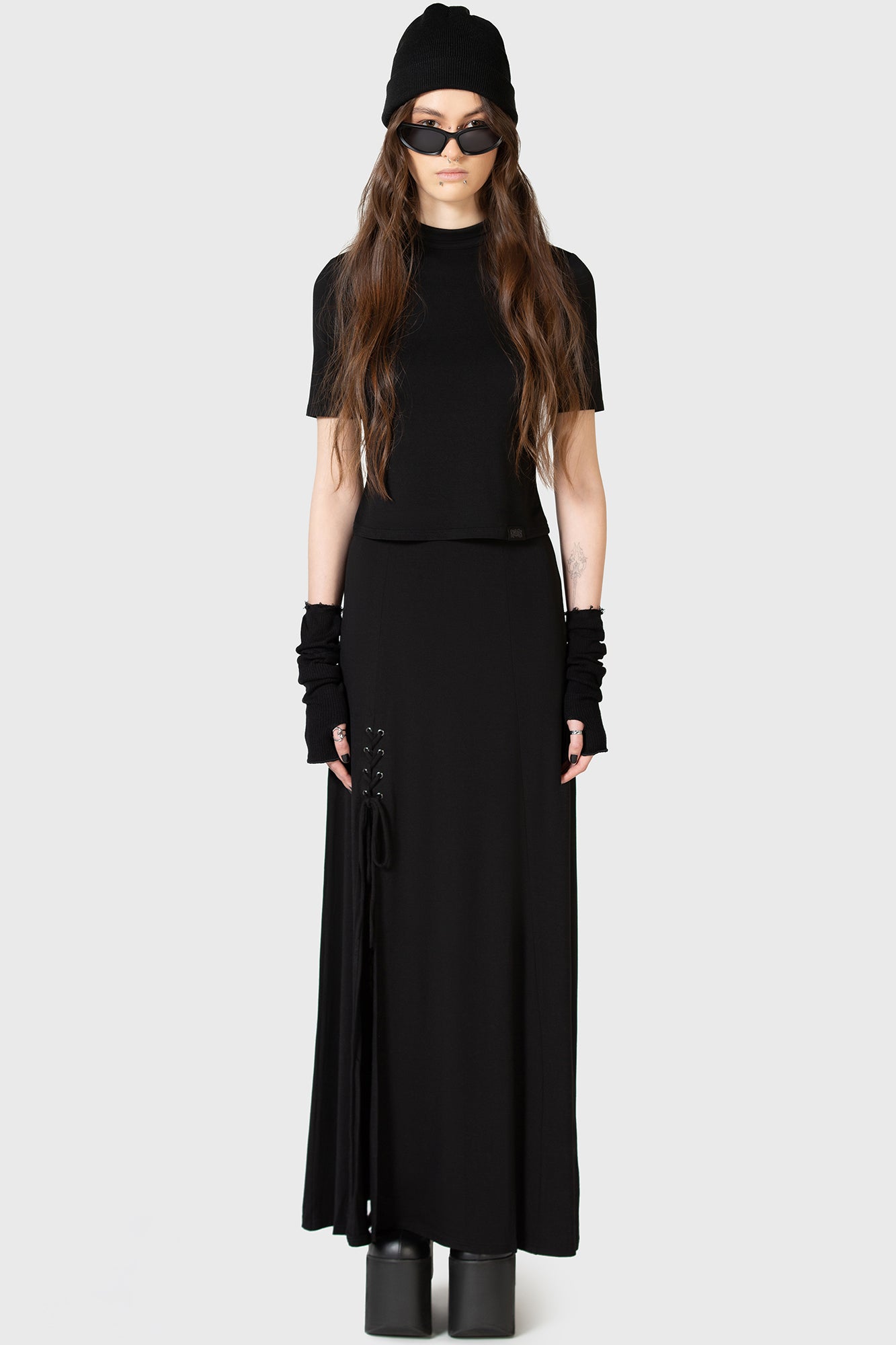 Secretly Weep Maxi Skirt | Killstar