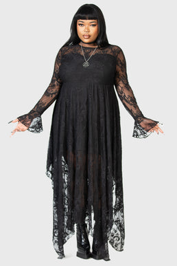 Shadow Figure Maxi Dress