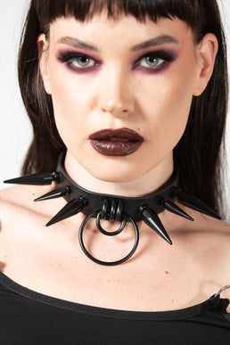 Synchro Spike Choker [MATTE BLACK] - Resurrect