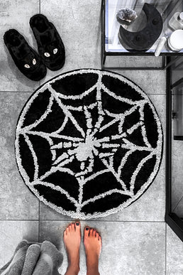 Spyder Web Bathroom Rug