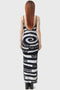 Vertigo Spiral Knitted Maxi Dress