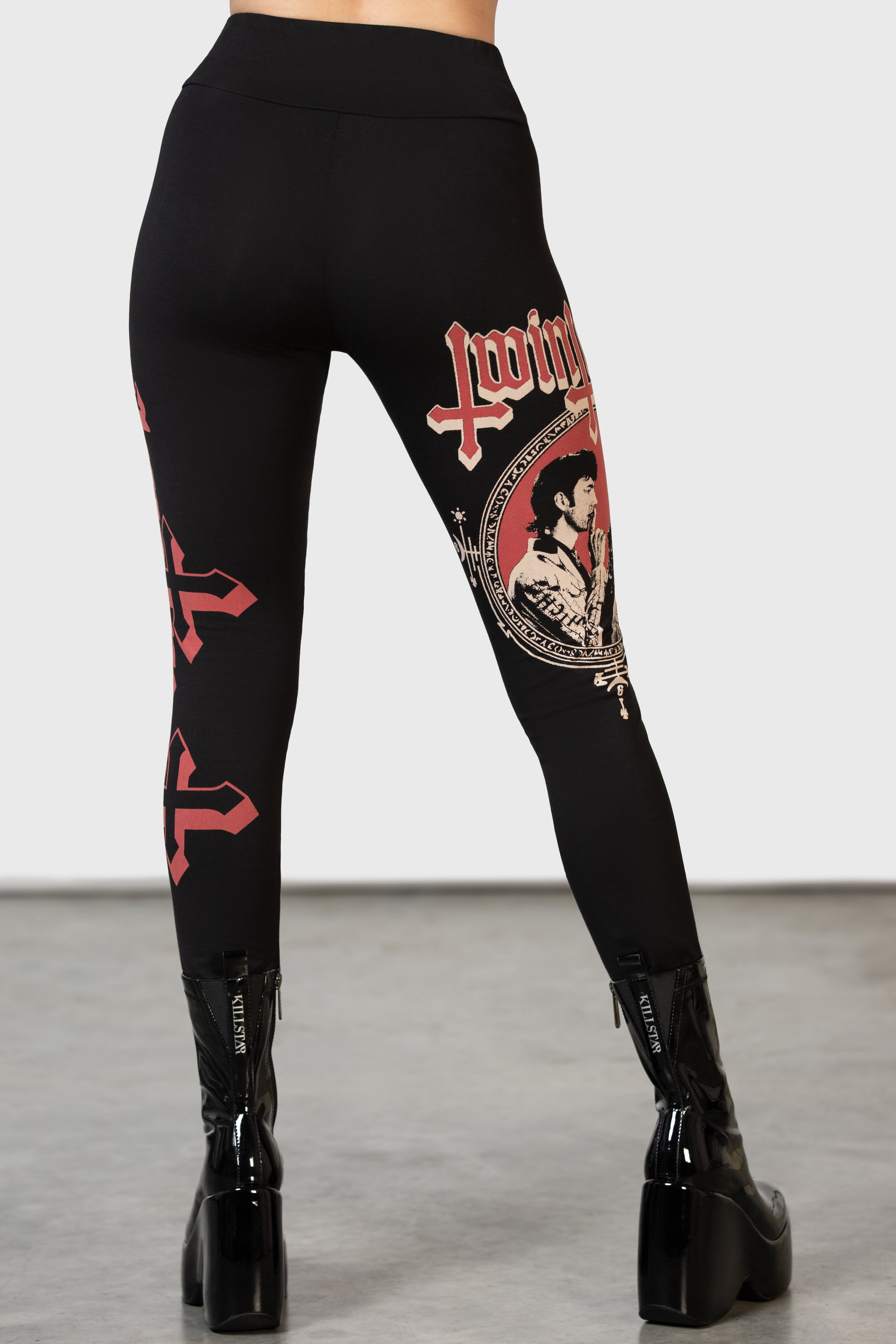 Women's pants (leggings) KILLSTAR - To Ashes Velvet - KSRA005219 