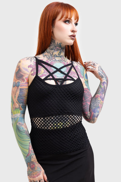 Witchnet Strap Top