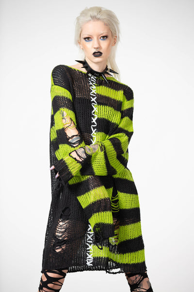 Acidic Knit Sweater Killstar